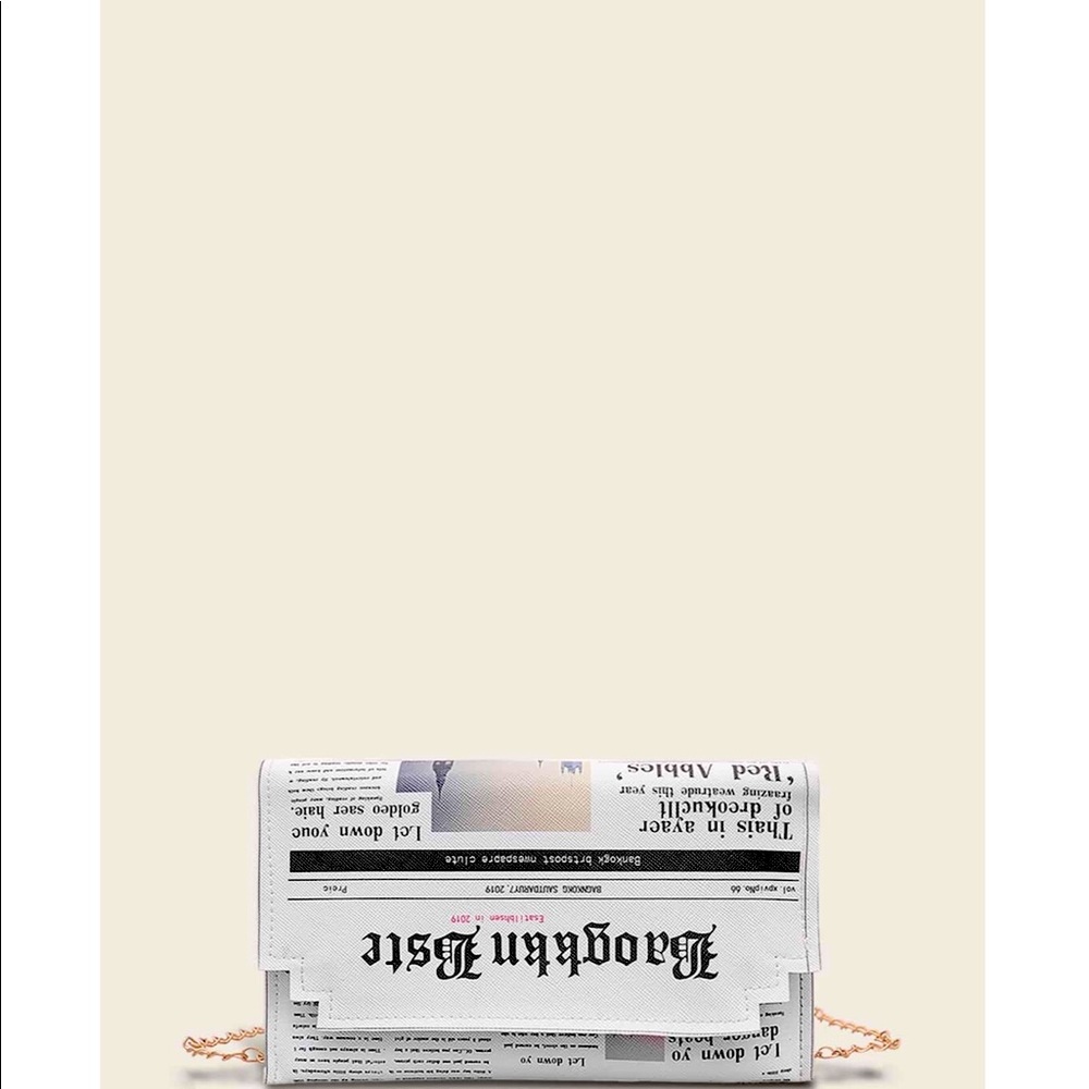 📰Letter Print Small Bag 📰